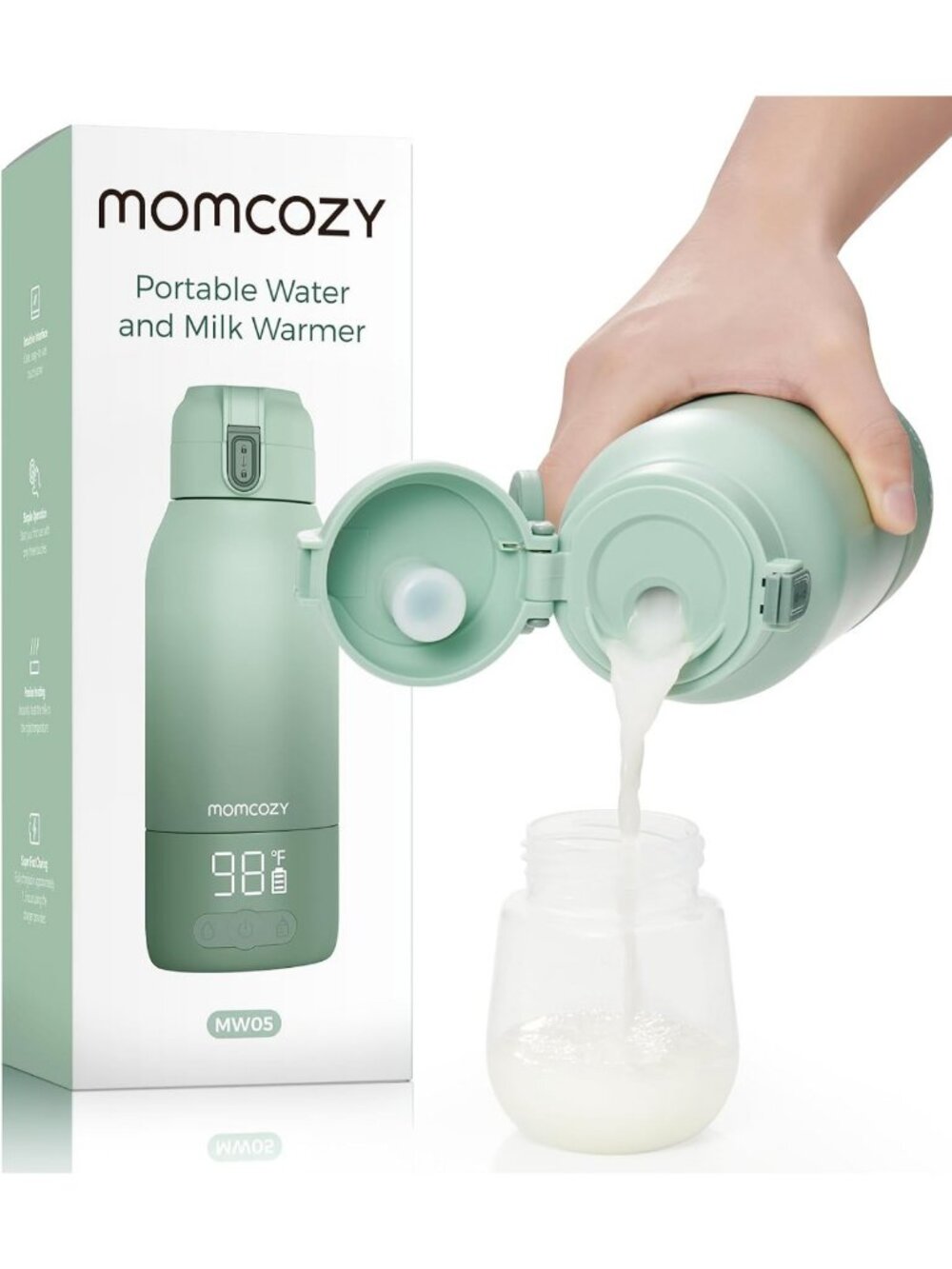 Portable Breast Milk Bottle Warmer | Travel Baby Essential | On-the-Go